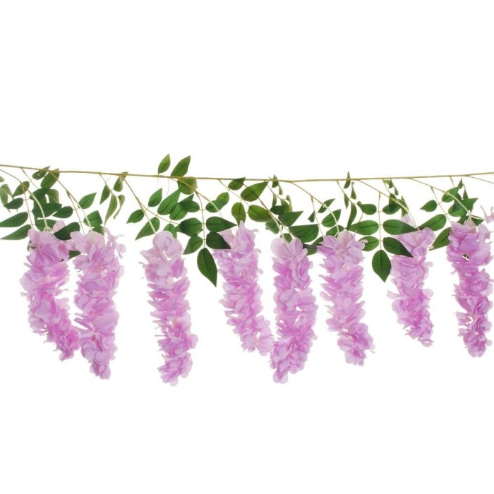 WISTERIA GARLAND LILLA CM173